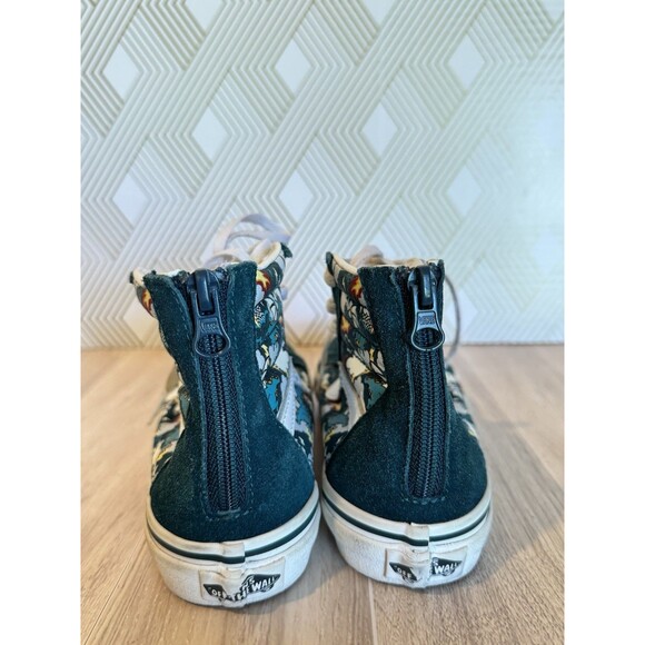 VANS Dragon Hi-Top Green Suede Magic Dragon Glow In The Dark Kids Youth Size 2.5 - Picture 4 of 7